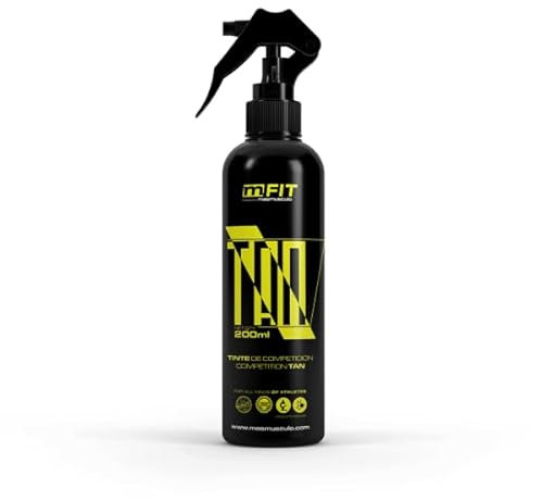 MASMUSCULO - MM Fit Line - Stage Tan - 200 ml - Tinte de Competición - Realza tus Músculos con Brillo Natural y Definido - Tono Uniforme y Duradero - Fácil Aplicar