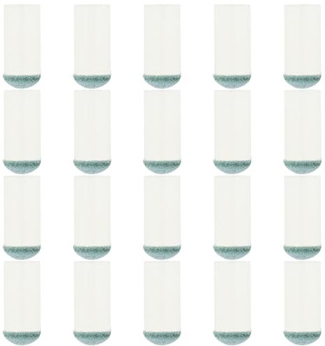 PTJJXA 20 Stück Billard Queue Spitzen, 12mm Billard Ersatzspitzen, Slip-On Pool Queue Spitzen, Billiard Cue Spitze für Pool-Queues