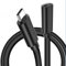 CHXINGCHEN USB C Extension Cable, USB 3.1/10Gbps PVC USB Type C Extender Cord 20V/5A/100W Fast Charge Data Transfer 4K@60Hz Video Display Lead Cable (30CM)