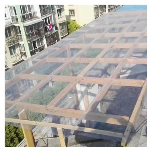 Clear Acrylic Plastic Panel for Pergola and Carport Customizable 1mm Thick (0.8x8m)