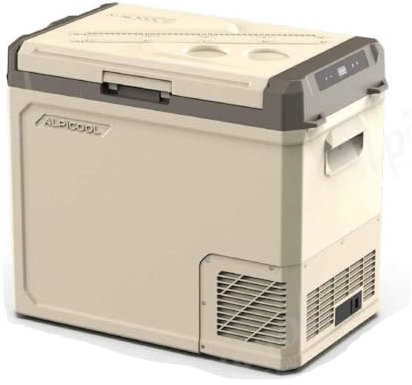 Alpicool GE50 50L Car Fridge Freezer Portable Compressor Car Refrigerator 12/24V Electric Cooler for Camping, Road Trip, Picnic, Down to -20℃