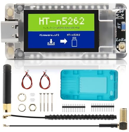 Mesh Node T114 V2 Lorawan für Meshtastic Binghe Meshtastic Tracker nRF52840 LoRaWAN LoRa mit 1,9″ TFT-Display LoRa Modul 863-928mhz BLE/WiFi Kompatibel mit Arduino/Meshtastic(mit Bildschirmgehäuse)