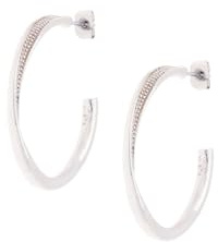 Karen Millen Textured Twist Hoop Earrings for Women