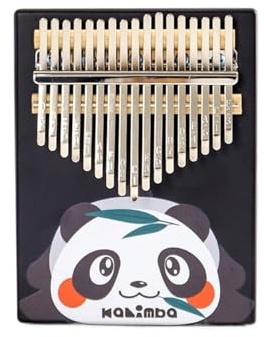 Daumenklavier Kalimba Fingerklavier 17 Noten Kalimba Thumb Piano Instrument(Panda)