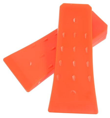 VINTORKY 2stücke Teiliges Kunststoff-fällkeile Mit Spike Für Sicheres Baumfällen Wiederverwendbare Forstwerkzeuge Zur Baumstabilisierung Robustes Gartenwerkzeug Für Holzspalten Und Kettensä