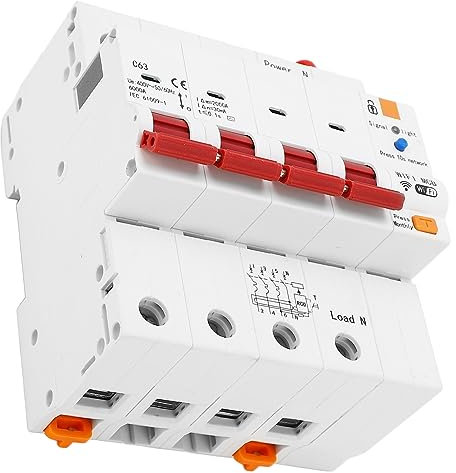 4P Leistungs Schalter WiFi Fernbedienung AC400V 63A für Ewelink APP-Steuerung mit Intelligenter Partition Struktur