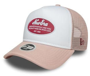 New Era Damen A-Frame Trucker Cap - Retro Brand Patch Rose