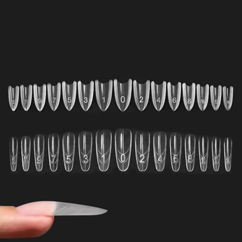 240 Stücke Nagelverlängerung Verlängerung Nagel Gels Formen D-ual Nail Forms Set, Verlängerung Nagel G-els Formen Nagelform Set Für Poly Nail G-els Extension Maniküre Nagelkunst Design Salon DIY