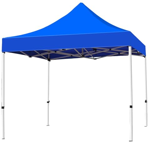 MAAOBR Tonnelle de Jardin Pliable 3x4, Chapiteau Pliable, Protection Solaire, Résistante aux Petites Pluies, Réglable en Hauteur, Barnum Pliant Exterieur pour Cour, Marché, Camping et Événements