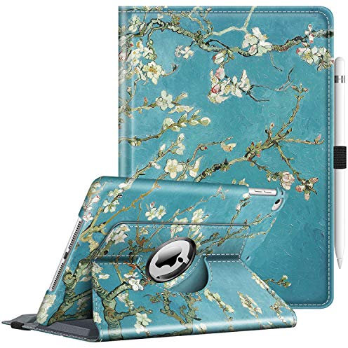 Fintie iPad 9.7 2018 2017 / iPad Air Case - Multiple Angles Stand Smart Protective Cover With Auto Sleep Wake for iPad 9.7 inch (6th Gen, 5th Gen) / iPad Air 2, Blossom