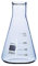 Rocwing - Borosilicate 3.3 Glass Graduated Conical Erlenmeyer Flask for Laboratory (250ml)