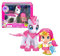 Pinypon - Estrella y Unicornio Volador, Decorado con Purpurina y Colores Perlados, Alitas Que se Mueven con 32 Accesorios Cambiables Mix is MAX, Famosa (700014082)
