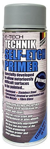 2 x E-Tech Self-Etch Grey Primer 400ml Spray Cans