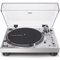 AT-LP 120X USB SILVER - giradischi manuale a trazione diretta con braccio ad 'S'