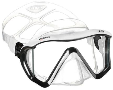 Sport Eder Mares i3 Tauchermaske Einglas (schwarz-weiß)