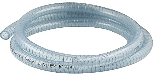Fittingteile - Meterware Flexible Saug-Druck PVC-Schläuche Transparent Wasser Luft Lebensmittel Schlauch (Schlauch Ø Innen: 16,0 mm)