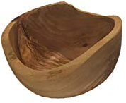 Staab's Salatschüssel, Obstschale, Suppenschale, groß, Serie Rustique aus Olivenholz antibakteriel (28 cm)