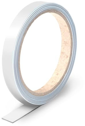 Selbstklebende Stahlblech Magnet-Wandleiste als Haftgrund für Magnete I 12 mm Breit 2,5 Meter Lang I Magnetleiste I einfach zuschneidbar I für Magnete I mag241