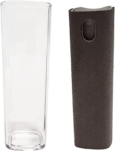 Screen Cleaner - Spray + Microfiber Body + 2x Refills - Innovative Cleaning Solution - On the Go Screen Cleaner - Gray - TRX-SCB-02