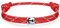 J.Endéar Anker Armband Silber 925 für Herren Damen, Nautical Marine Paracord Armband Männer Jungen, Partner Freunde Segeltau Surfer Schmuck Geschenk, Rot