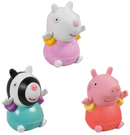 TOMY Toomies Peppa Pig & Friends Badespielzeug, Badewannenspielzeug, E73413