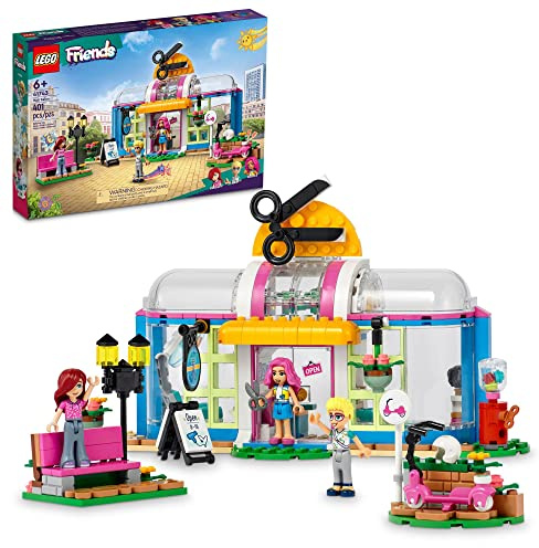 LEGO Friends Hair Salon 41743 Bauspielzeug-Set für Kinder, Jungen und Mädchen, ab 6 Jahren, 401-teilig