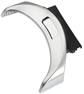 Baceyong Argent Bouton de déverrouillage ABS Accoudoir Boîte de rangement Compatible avec Mercedes-Benz Classe C (W205) Touring (S205) Coupé (C205) GLC (C253 X253)