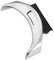 Baceyong Argent Bouton de déverrouillage ABS Accoudoir Boîte de rangement Compatible avec Mercedes-Benz Classe C (W205) Touring (S205) Coupé (C205) GLC (C253 X253)