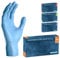 ARNOMED Einweghandschuhe Blau Extra Stark, Einmalhandschuhe in L, 50% dickere Nitrilhandschuhe, 100 Stk./Box, Handschuhe Einweg puderfrei, latexfreie Gummihandschuhe, Einweghandschuhe in S, M, L & XL