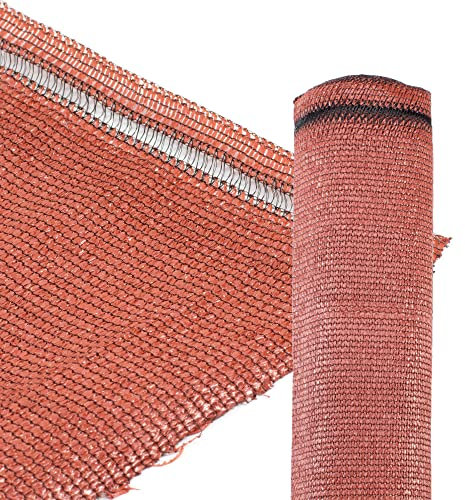 The Secret Home - Malla de Sombreo Tupida - Malla 120 g/m² - Color Granate - Rollo de 2x5 m - Red Sombreadora - Regulador de Temperatura - Protección Jardín Terraza