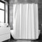 Loti Living Anti-Schimmel Duschvorhang 180x200 cm Weiß - Wasserfestes Polyester - Inkl. Ringe - Shower Curtains - Duschvorhang Anti Schimmel - Duschvorhang Badewanne - Duschvorhänge