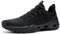 WateLves Laufschuhe Herren Damen Turnschuhe Atmungsaktiv Sportschuhe Leichtgewichts rutschfeste Walkingschuhe (101 schwarz, 44EU)