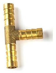 2 3 4 Vie Connettore In Ottone Barb Raccordo for 4mm 5mm 6mm 8mm 10mm 12mm 16mm 19mm Tubo di Rame Pagoda Raccordi for Tubi Dell'acqua (Color : A-T type, Size : Barb 10mm)