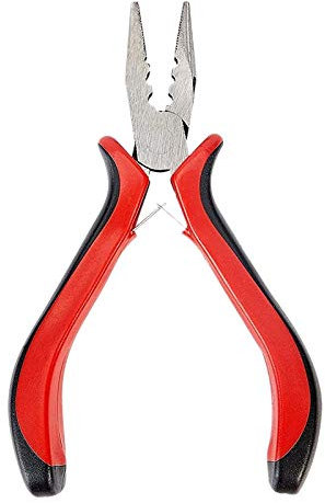 Fvoagaou 1 Packung 45 Stahl Schmuck Perlen Crimper Werkzeuge Crimp für Schmuck Herstellung Rot