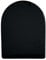 AQUALONA® Premium D Shape Thermoplastic Toilet Seat - Soft Close - Hardwearing Seat with One Button Hinge Release - Click, Lift & Clean Technology - Top and Bottom Fittings (Black D Shape)