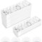 Tatuo 4 Stück Kunststoff-Ladekabel-Organizer-Box, Kabel-Aufbewahrungsbox, Elektronik-Kabel-Organizer-Box, Kabel-Aufbewahrungsbox mit Kabelbindern für Zuhause, Schublade, Büro, Schreibtisch-Organizer,