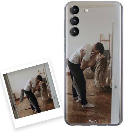 Pevita Personalisierte Hülle für Samsung Galaxy S23 5G mit Foto