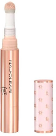 Naj oleari correttore levigante, Morning Booster Concealer, anti-occhiaie e no transfer, 02 light rose