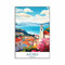 Azoren Druck Albanien Portugal Azoren Reiseposter Vintage Stadtbild Bunte Szene Druck Natur Landschaft Leinwand Gemälde A1 50X70Cm Kein Rahmen
