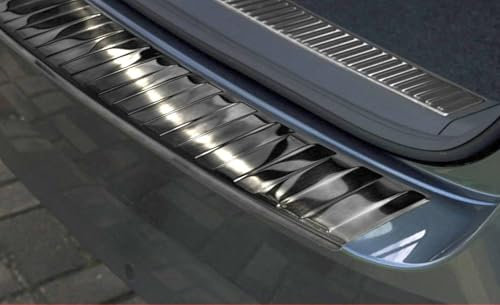 Ladekantenschutz aus Edelstahl in anthrazit mit 3D Abkantung passend für Skoda Superb III Combi ab 9/2015-4/2024 AZ30000065 Stoßstangenschutz