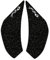 WUYUEY Paraserbatoio Tank Pad per Moto per Ya&MAHA FZ-6 FZ6 2006-2010 Kit Protezioni per Ginocchia Serbatoio Carburante Laterale Moto Adesivo Protezioni Serbatoio Carburante(Bianco)