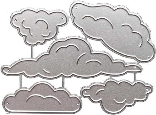 Metall-Stanzformen mit Wolken, Himmel, Wolken, für Kartenherstellung, Scrapbooking, Fotoalbum, dekorative Prägung, dekoratives Papier, DIY, Basteln, Stanzformen, Prägen