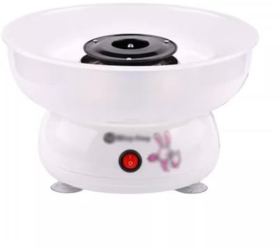 WANGHAI-666 Cotton Candy Makers Mini Full Automatic Household Cotton Candy Machine Making Color Candy Cotton Candy Machine Candy Floss Maker(White)