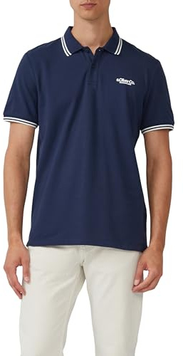 s.Oliver Piqué-Poloshirt mit Kontrastdetails und Logo