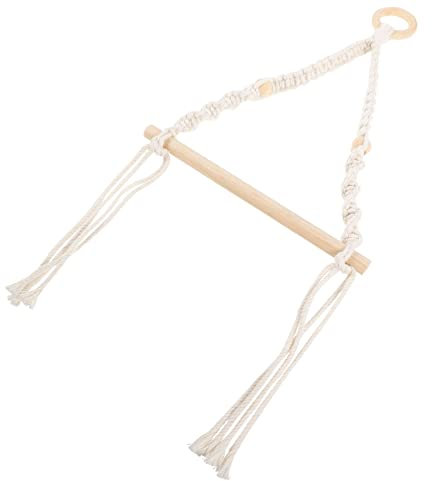 Hemobllo Soporte Higiénico Estilo de Macramé Soporte Mural Decoración y Almacenamiento Práctico de Instalar y Utilizar