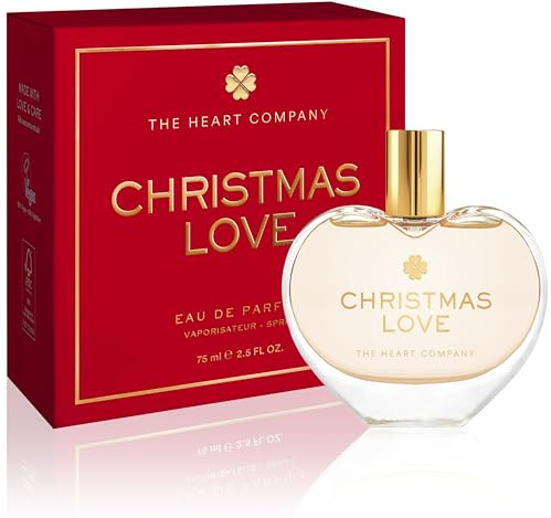 CHRISTMAS LOVE Damen Eau de Parfum 75 ml - Festlicher Weihnachts- & Winterduft für Frauen - Duftet nach Mandarine, Zimt & Vanille - Veganes Parfum - Geschenk zu Weihnachten, Nikolaus & Advent