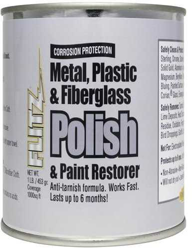 Flitz Metal, Plastic & Fiberglass Polish Paste - 1.0lb