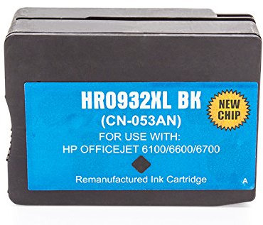Tintenpatrone kompatibel zu HP 932XL CN053AE OfficeJet 6100 e-Printer 6600 e-All-in-One 6700 Premium 7110 7610 Wide Format | Schwarz 35ml