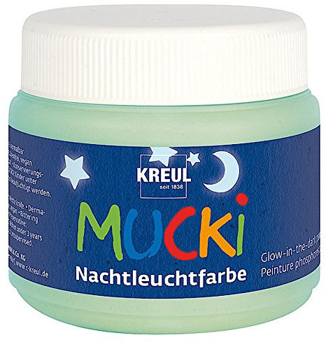 CREATIV DISCOUNT NEU MUCKI Nachtleuchtfarbe 150 ml