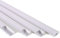 JANDEI - 4 x 1 Meter Aluminiumprofile zum Einbetten von LED-Streifen, Diffusor mit abgerundeter durchscheinender Abdeckung. Kit für die Installation